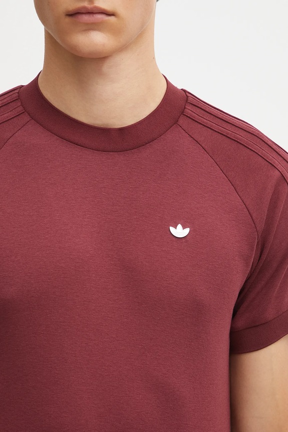 adidas Originals wool t-shirt Cali Tee maroon JY3946