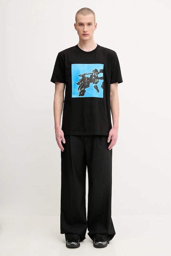 1017 ALYX 9SM cotton t-shirt Sneaker print AAMTS0514FA01 black