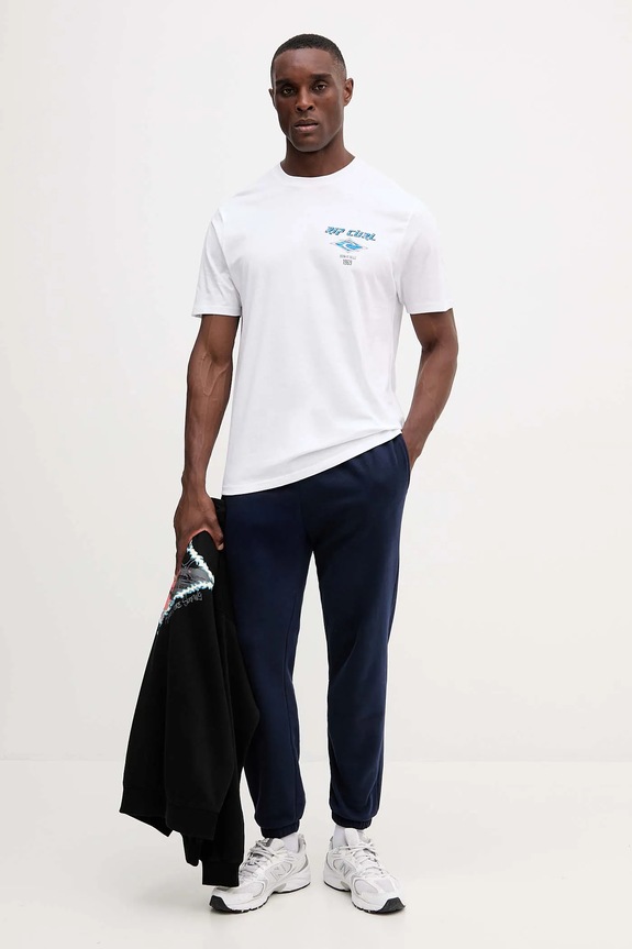 Хлопковая футболка Rip Curl 0CAMTE белый AW25