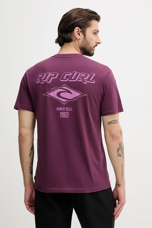 Odjeća Pamučna majica Rip Curl 0CAMTE ljubičasta