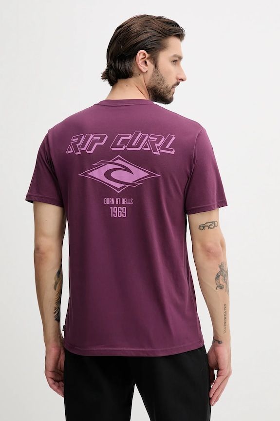 Odjeća Pamučna majica Rip Curl 0CAMTE ljubičasta