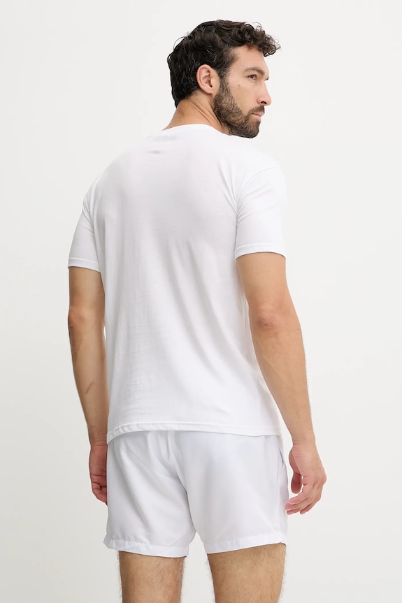 PLEIN SPORT t-shirt bawełniany PS25MTS09 biały SS25