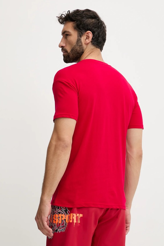 Одежда Хлопковая футболка PLEIN SPORT PS25MTS09 красный