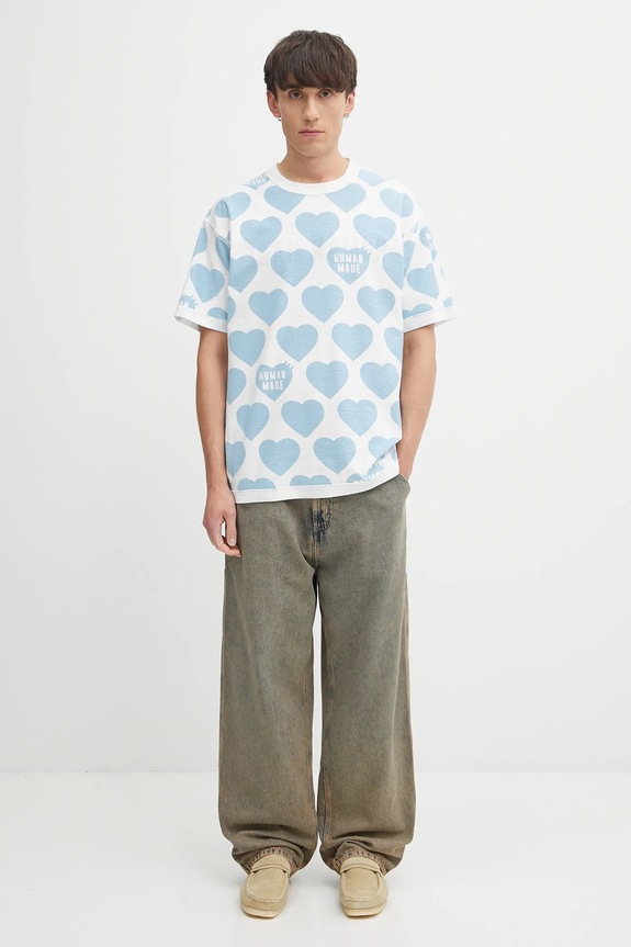 Human Made tricou reversibil din bumbac Knitted HM29CS034