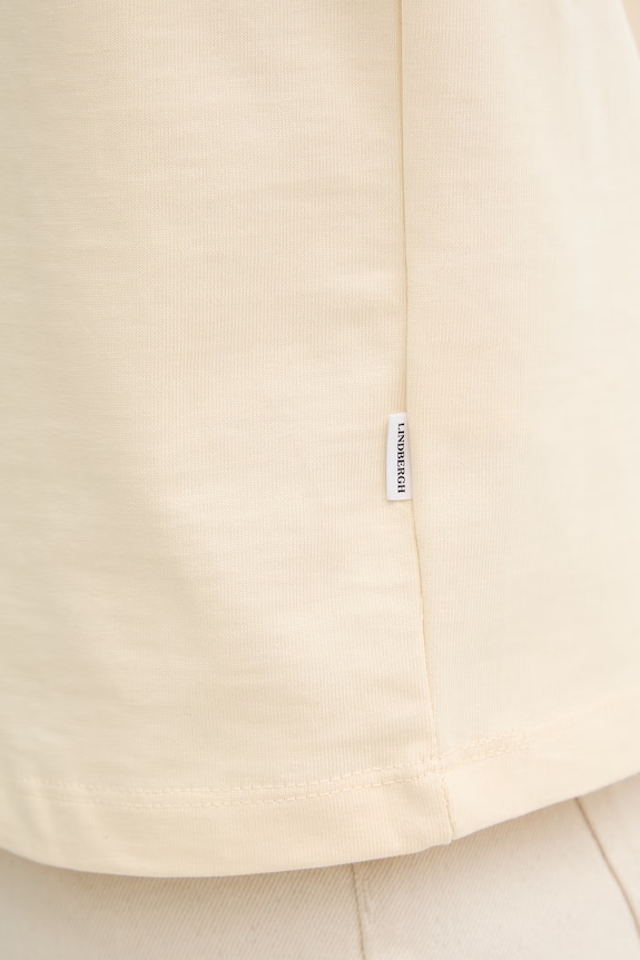 Lindbergh T-shirt męski bawełniany 30.400120 żółty