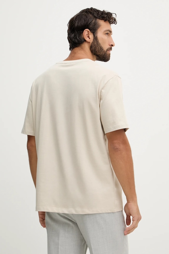 Îmbrăcăminte Lindbergh tricou din bumbac 30.400120 bej
