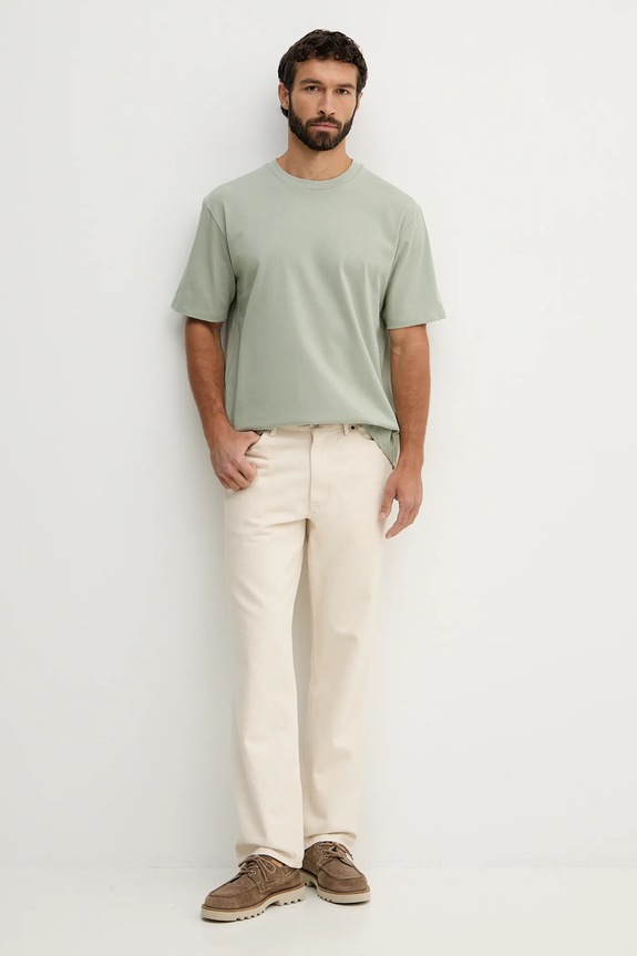 Lindbergh t-shirt in cotone 30.400120 verde SS26