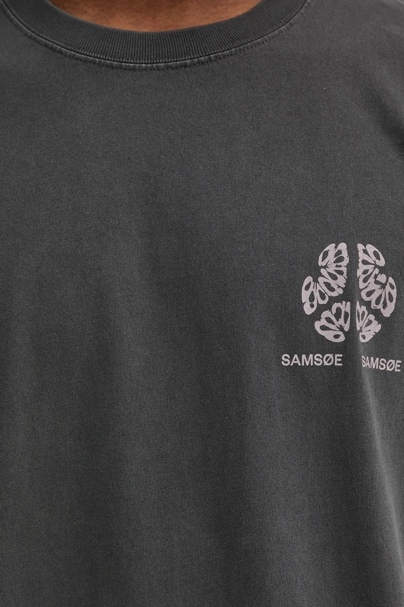 Βαμβακερό μπλουζάκι Samsoe Samsoe SAJOURNAL U24400006
