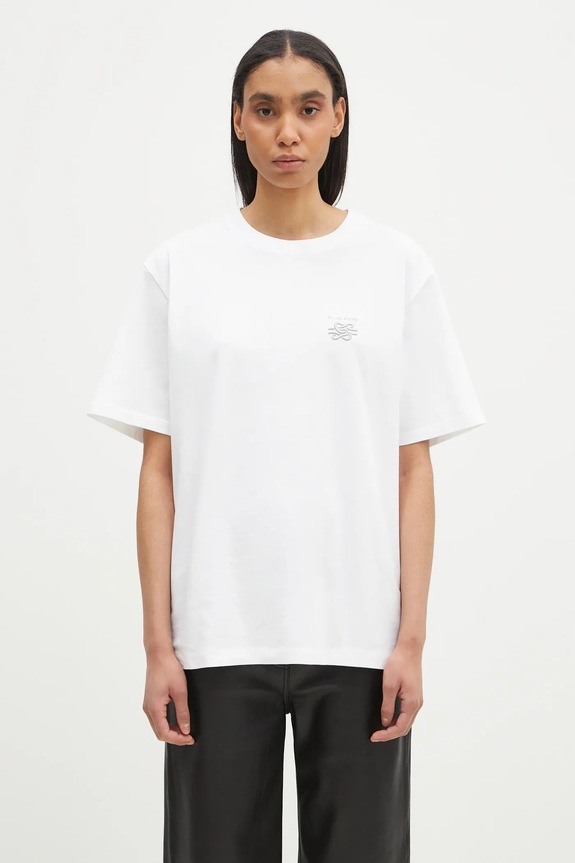 Bavlněné tričko Filling Pieces 74499861901 bílá SS25