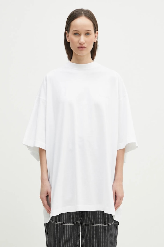 VETEMENTS cotton t-shirt Merged Double Oversized UA66TR635W white SS25