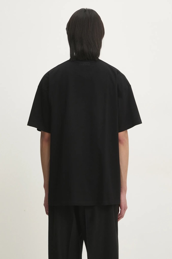 Bavlnené tričko VETEMENTS I'M Perfect You Adjust Regular UA66TR680B čierna