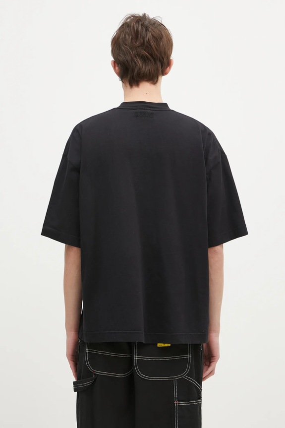 Clothing VETEMENTS cotton t-shirt God Is A Woman Cropped Boxy UA66TR725B black