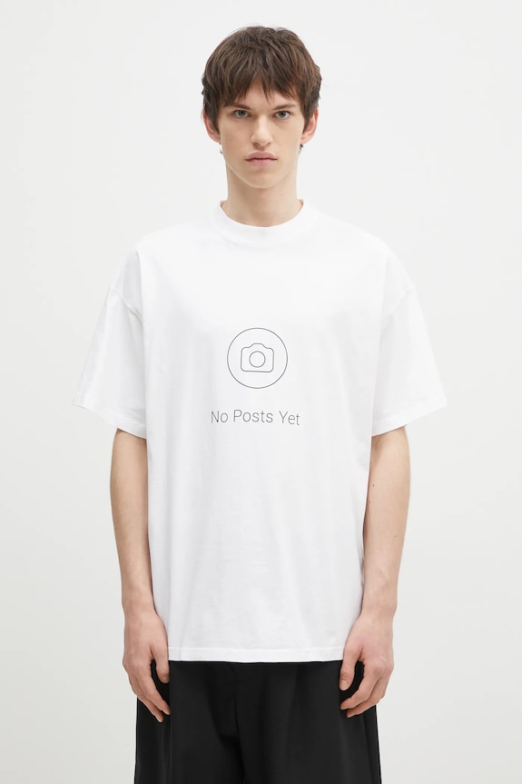 VETEMENTS cotton t-shirt No Posts Regular cotton white UA66TR730W