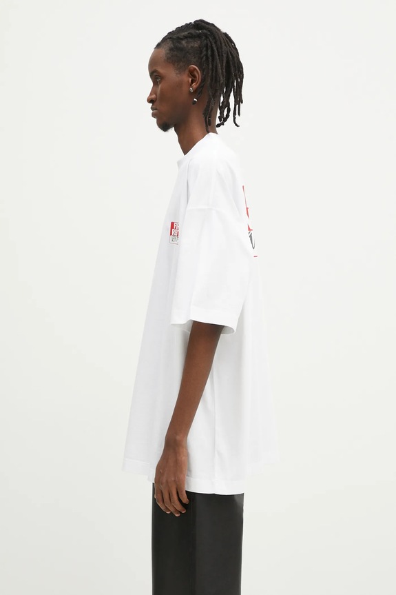 Clothing VETEMENTS cotton t-shirt For Rent Oversized UA66TR745W white
