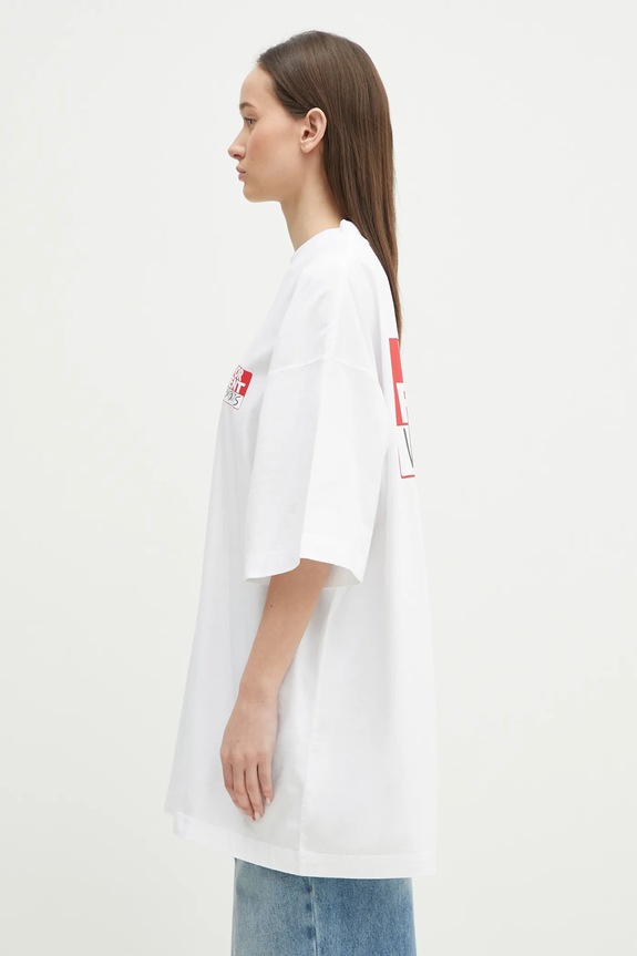 VETEMENTS cotton t-shirt For Rent Oversized white UA66TR745W