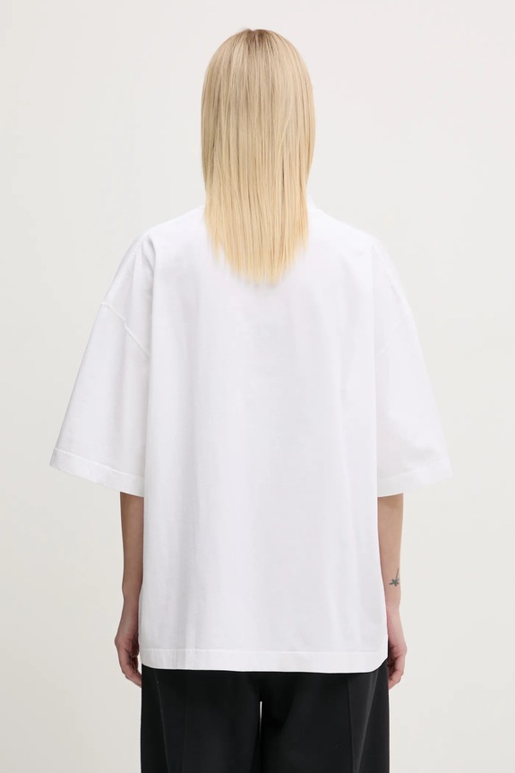 Хлопковая футболка VETEMENTS U Might Know Me Cropped Boxy UA66TR760W