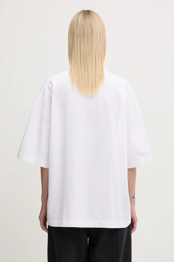 Хлопковая футболка VETEMENTS U Might Know Me Cropped Boxy UA66TR760W