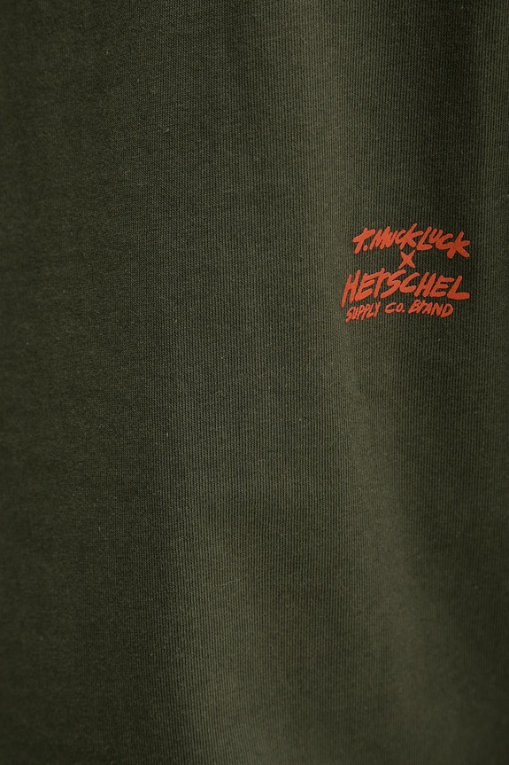 Βαμβακερό μπλουζάκι Herschel 50548.01572