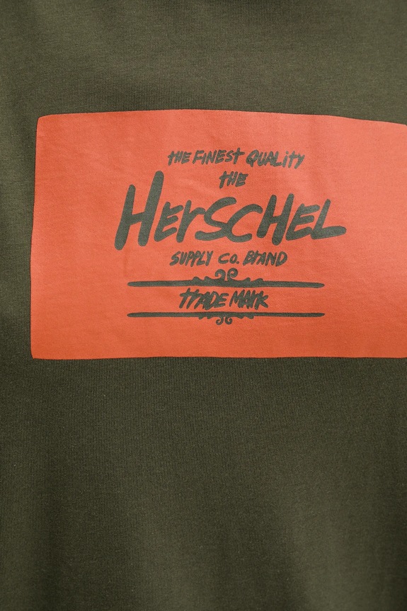 Βαμβακερό μπλουζάκι Herschel 50548.01572