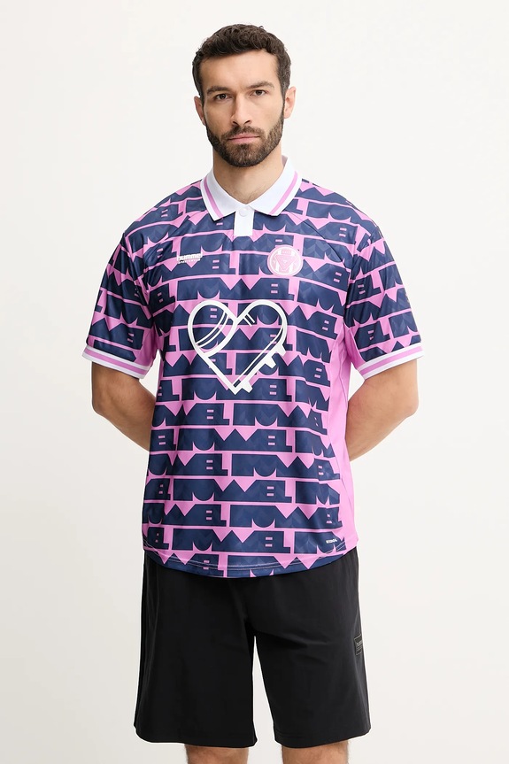 Polo tričko Hummel Hummel x Community Love 227576 ružová SS25