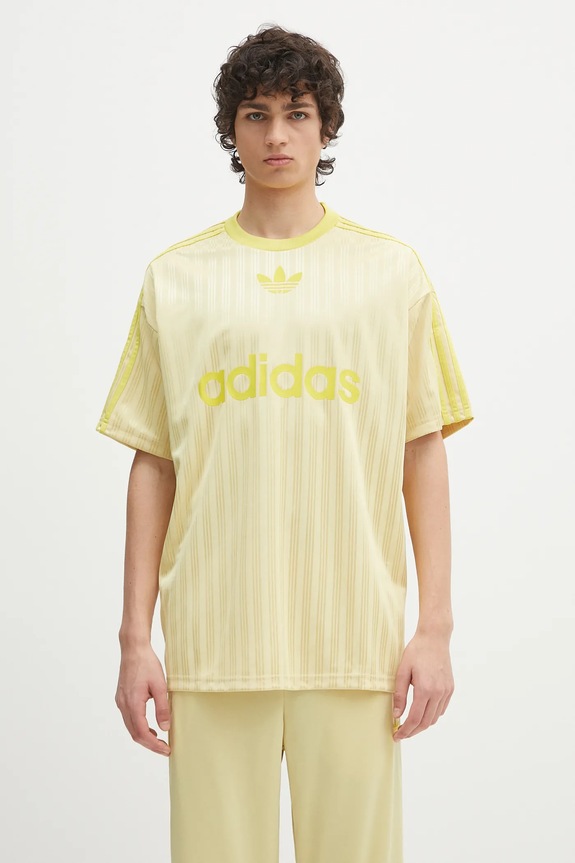 adidas Originals t-shirt Adicolor Poly T all-over print yellow JP1026