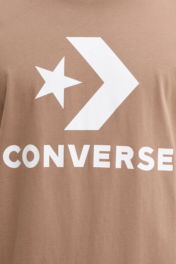 Βαμβακερό μπλουζάκι Converse 10025458.A39