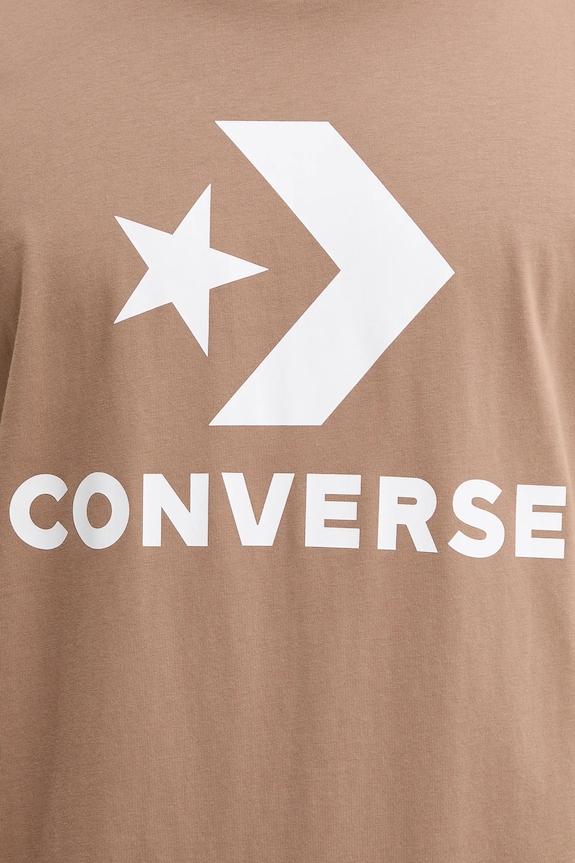 Βαμβακερό μπλουζάκι Converse 10025458.A39