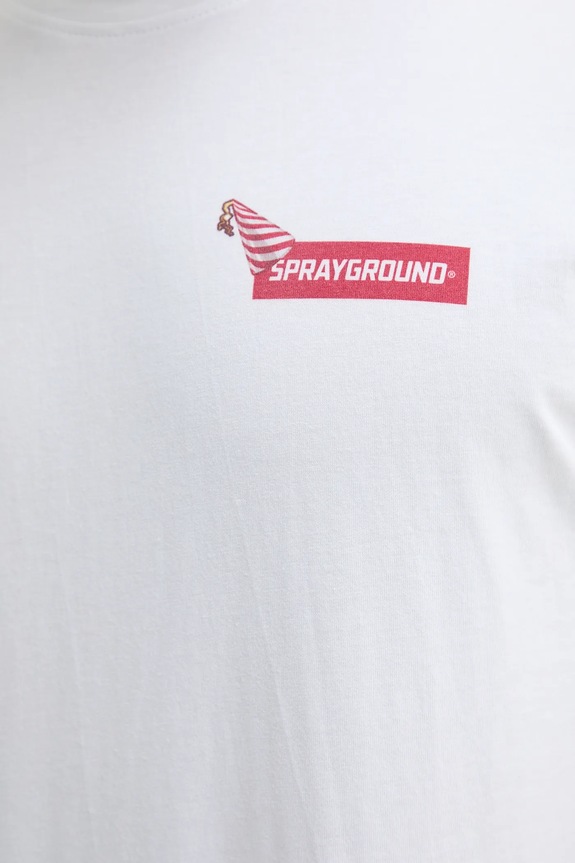 Sprayground t-shirt bawełniany SP311WHT