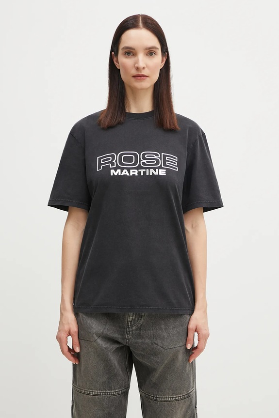 Martine Rose cotton t-shirt Classic 603JE01002D black SS25