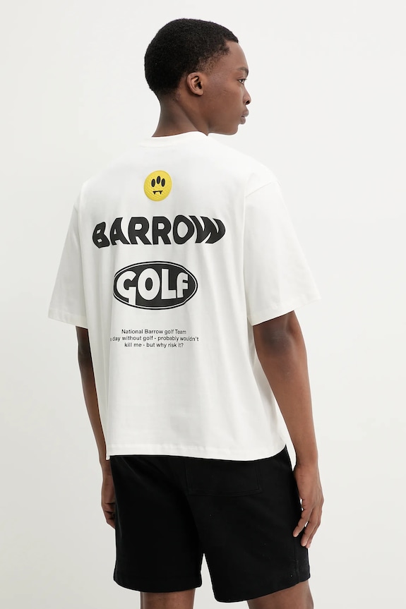 Βαμβακερό μπλουζάκι Barrow S5BWUATH010