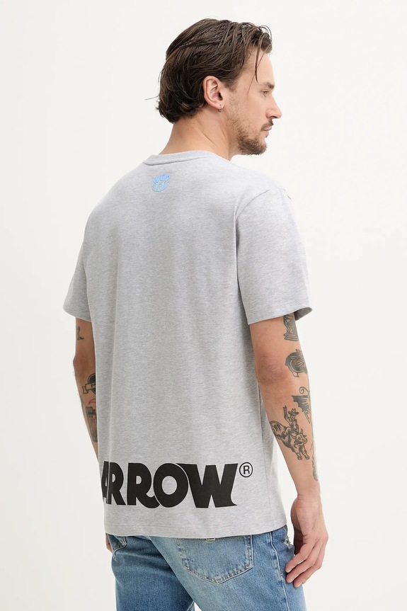 Βαμβακερό μπλουζάκι Barrow S5BWUATH087