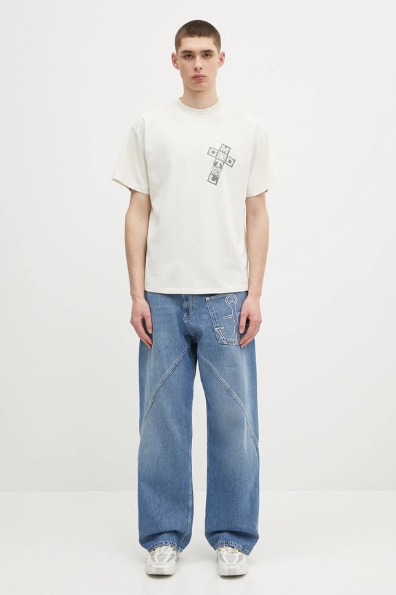 Aries tricou din bumbac Faded God Town SS Tee AR6003803