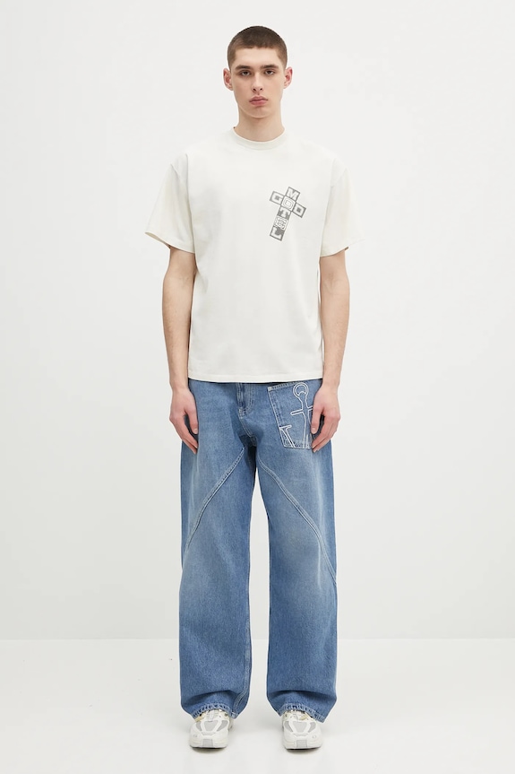 Aries tricou din bumbac Faded God Town SS Tee AR6003803