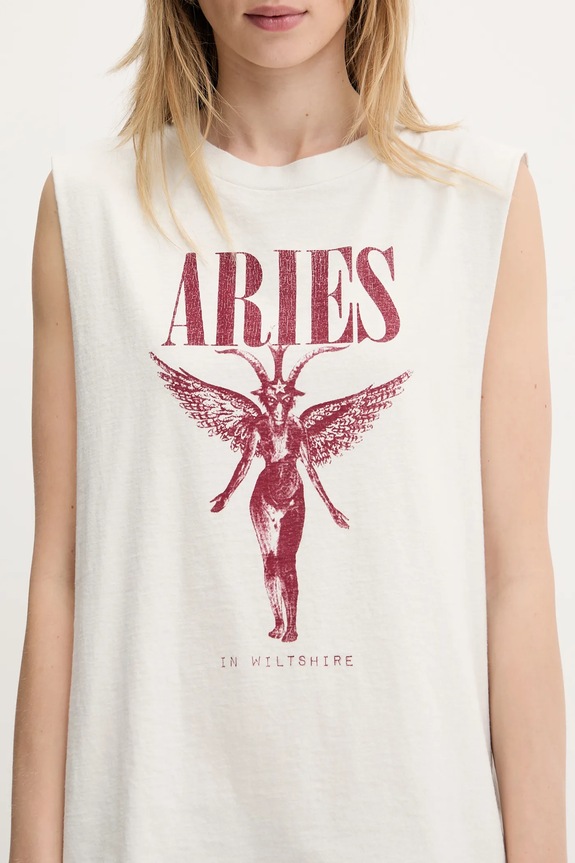 Aries cotton t-shirt Destroyed 69 SS Tee AR6006903