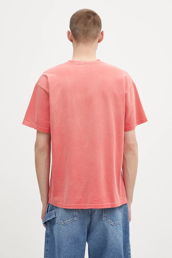 Aries tricou din bumbac Sunbleached Cola SS Tee AR6262203 rosu