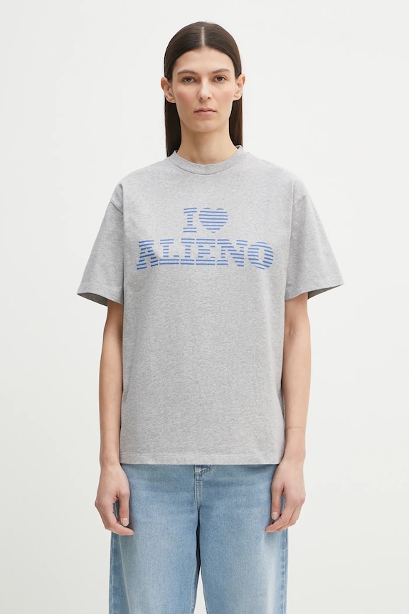 No Problemo t-shirt I Heart SS Tee NP60001303 szary SS25