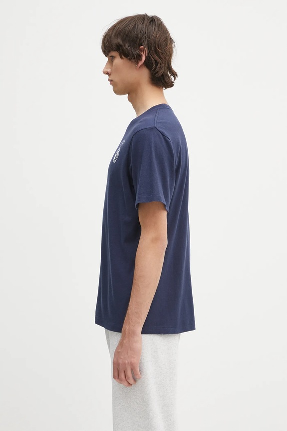 Abbigliamento Sporty & Rich t-shirt in cotone Bh Crest Soft TO089626256BL106 blu navy