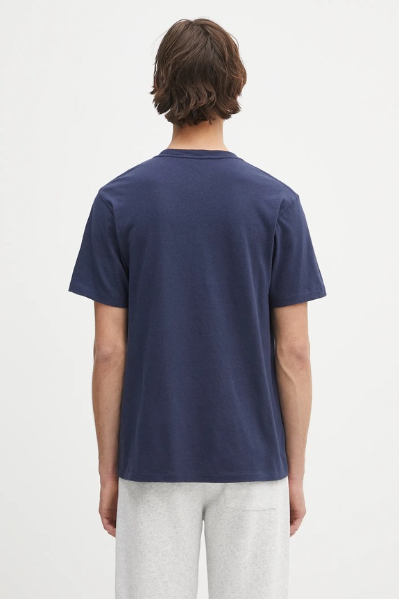 Sporty & Rich t-shirt in cotone Bh Crest Soft TO089626256BL106 blu navy