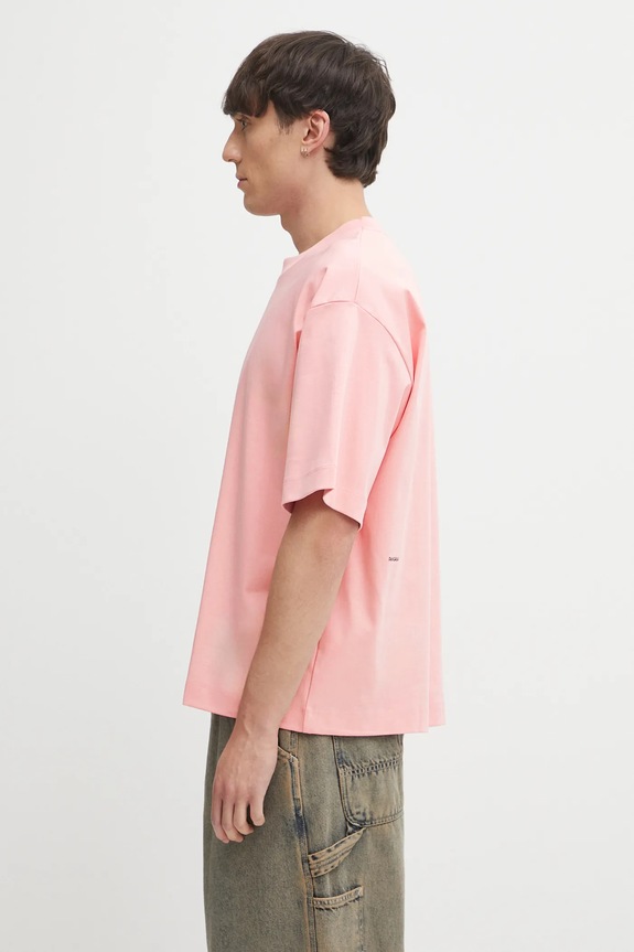 Oblečení Bavlněné tričko Pangaia DNA Oversized T-Shirt 10002572 růžová