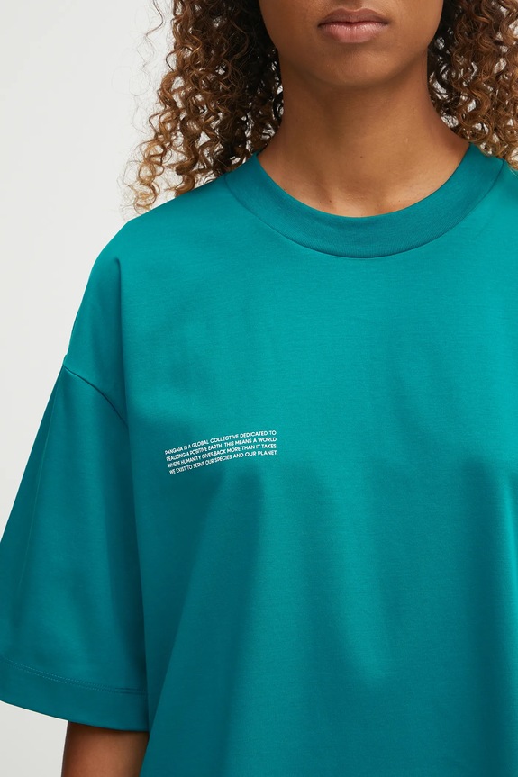 Pangaia t-shirt bawełniany DNA Oversized T-Shirt 10002572