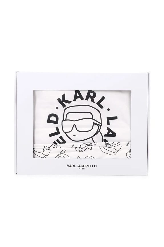 Karl Lagerfeld kocyk niemowlęcy biały Z31192