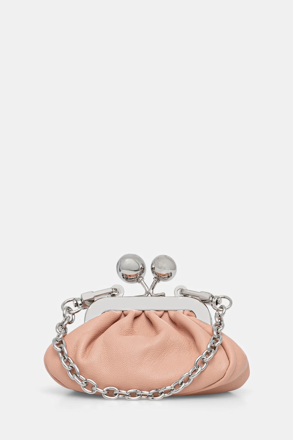 Weekend Max Mara borsa a mano in pelle DIOMEDE pelle fiore rosa 2615721044600