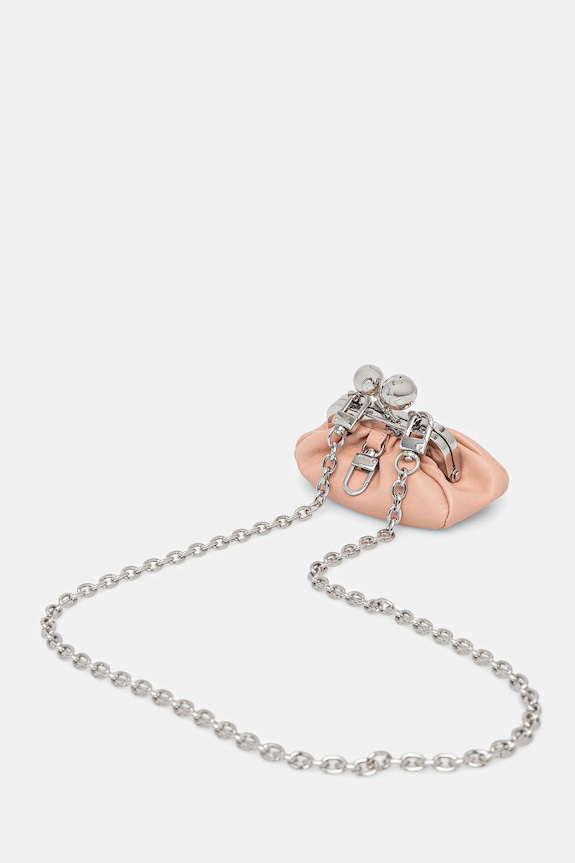 Accessori Weekend Max Mara borsa a mano in pelle DIOMEDE 2615721044600 rosa
