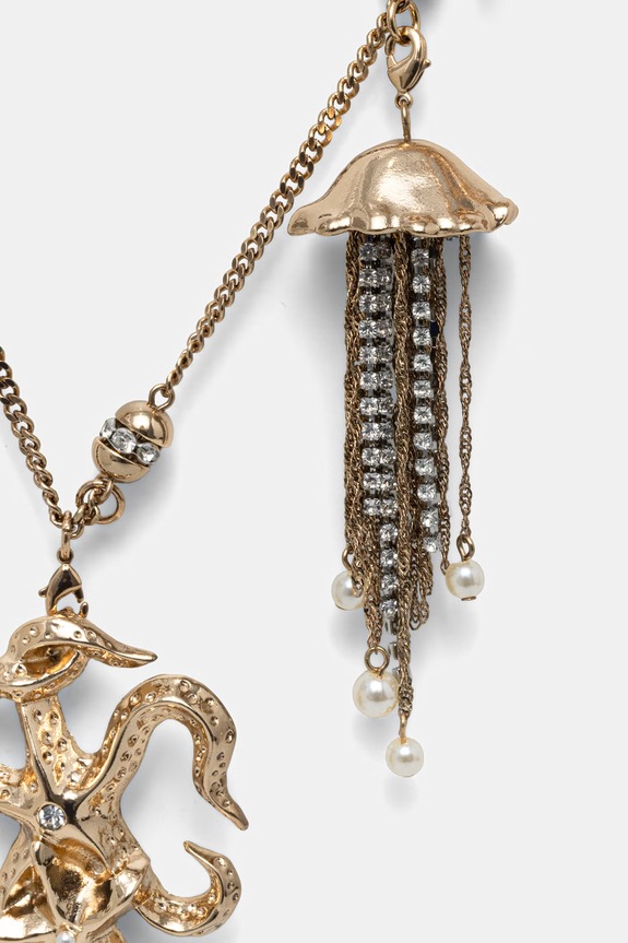 Dodaci Weekend Max Mara ogrlica za žene metalna ABOERO 2615751075600 zlatna