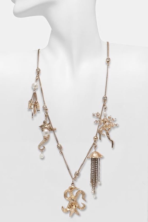 Weekend Max Mara ogrlica za žene metalna ABOERO zlatna 2615751075600