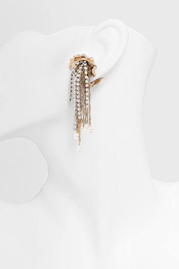 Weekend Max Mara klipsy damskie ACANTO 2615751135600 złoty SS26