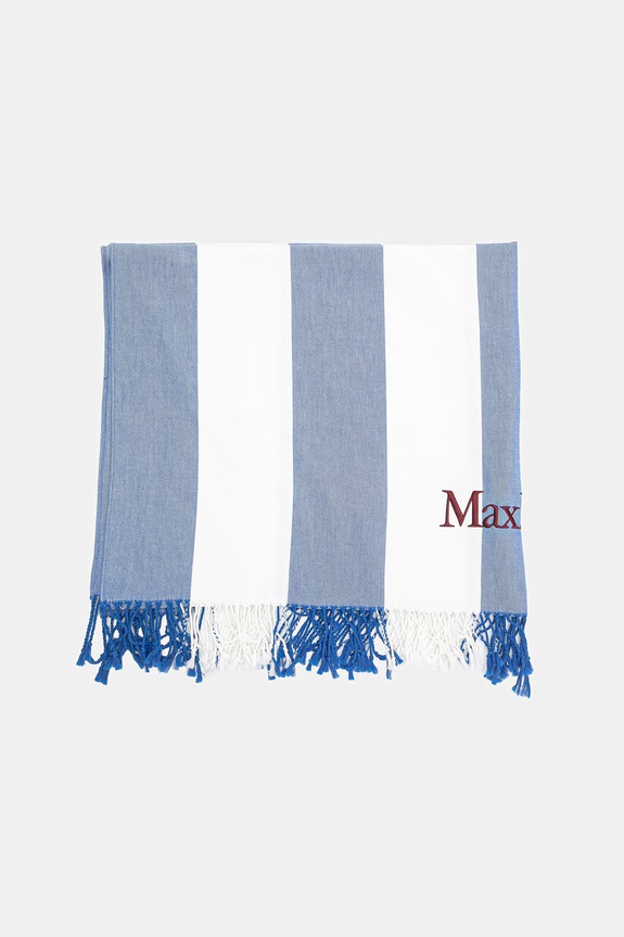 Max Mara Beachwear Strandtörülköző pamut RECENTE 2616591019600 fehér SS26