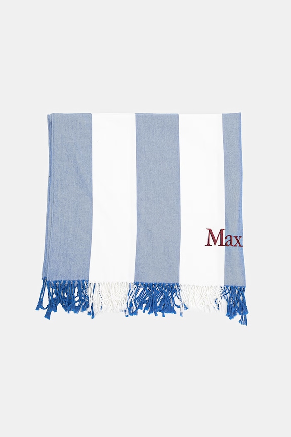 Max Mara Beachwear Strandtörülköző pamut RECENTE 2616591019600 fehér SS26