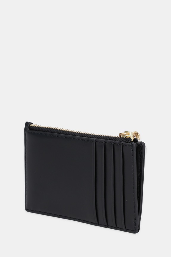 Kožni novčanik Tory Burch Kira Diamond 175011.001 crna SS26