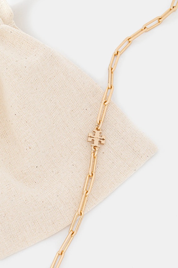 Dodaci Pozlaćena ogrlica Tory Burch Good Luck 150517.720 zlatna